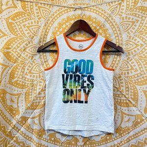 Wonder Nation Boys Size 8 Tank "Good Vibes"
